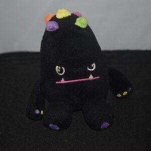 So So Happy Mad Dog 5"Collectible Plush Toy Black Rainbow